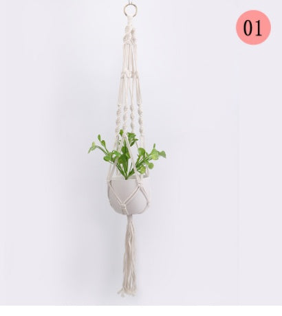 Macrame Plant Hangers Set